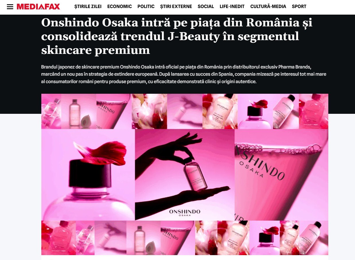 7. Apariție Mediafax-Onshindo Osaka și trendul J-Beauty